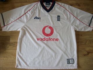 Vintage England Cricket Training Shirt 1997 - 1999 (xx Large) Asics