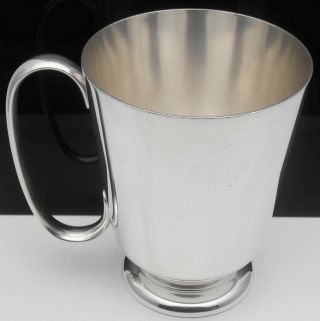 Vintage Silver Plated Pint Sized Beer Mug Tankard - Manco Plate
