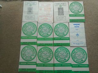 Vintage Celtic Programes.  Rangers Etc.  1968/69