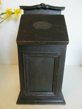 Vintage Liverpool Candle Company Candles Wooden Storage Box