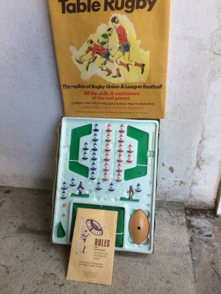 Vintage Subbuteo Table Rugby International Edition
