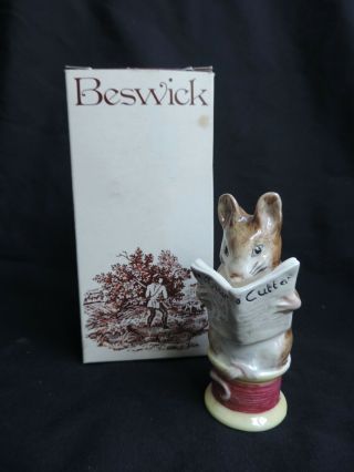 Vintage Beatrix Potter Tailor Of Gloucester Figurine Beswick England 1949