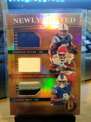 2020 Panini Gold Standard - Taylor/edwards - Helaire/swift - Newly Minted 15/49