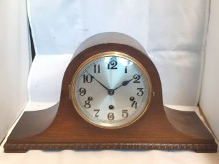 8day Napoleon Hat Westminster Chimes Mantel Clock By Kienzle In Order.