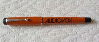 Vintage Parker Big Red Ballpoint Pen Advertising Older Model Audiovox Voxx