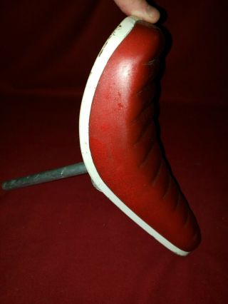 Vintage Red Glitter Troxel Banana Bike Seat 11 Inch