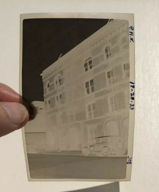 Vintage Photograph Negative Chicago Cityscape 1933 420 S.  Sangamon Street 308