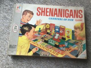 Vintage Shenanigans Carnival Of Fun Game By Milton Bradley
