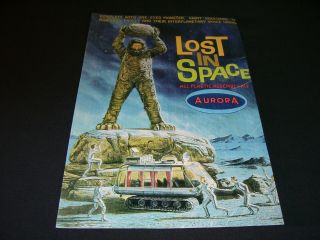 Vintage 1966 Lost In Space Tv Aurora Model Kit 420 Picture 3 Ring Binder Cover