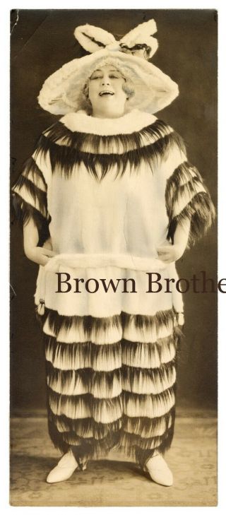 Vintage 1910s Vaudeville Actress Trixie Friganza Dbw Photo By Brown Brothers