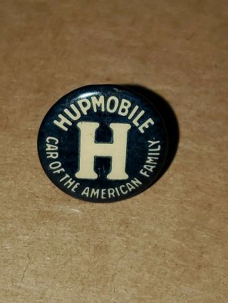 Hupmobile Car Of The American Family Pin Pinback Button Whitehead & Hoag