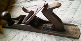 Antique Vintage Stanley Bed Rock No.  605 Wood Plane - Hand Tool (675)