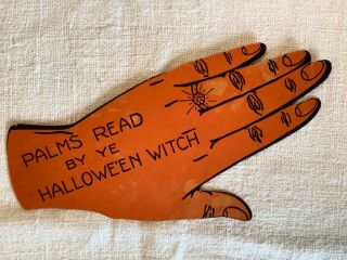 Antique Halloween Fortune Telling Card