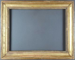 Ancien Cadre Format 32 Cm X 24 Cm (proche 4f) Doré Antique Frame Gilt Cornice