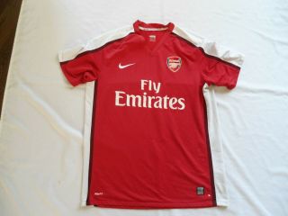 Vintage Arsenal Nike Football Shirt Size Large