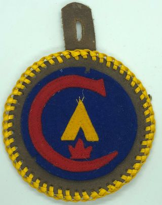 Vintage Boy Scout Patch Camp Teepee Bsa Scouts Badge