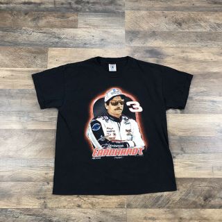 Vintage 90s Dale Earnhardt Sr T - Shirt Youth Xl Racing 3 The Intimidator Nascar
