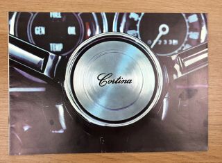 Vintage Ford Cortina Mk2 Classic Car Sales Brochure Lotus Deluxe 1960 