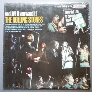 The Rolling Stones Shrink Got Live If You Want It London Stereo Vintage Vinyl Lp