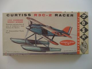 1961 Vintage Hawk 1/48 Curtiss R3c - 2 Racer 620 - 50