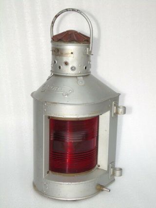 Dhr Holland 19 Inch Marine Navigation Port Red Signal Light Lantern Lamp