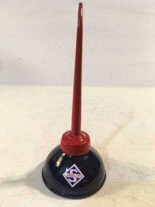 Skelly Vintage Miniature Pump Oil Can Gasoline Station Gas Mini Usa Motor Sign