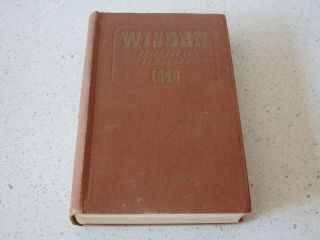 Antique Hardcover Wisden Cricketers Almanack 1946 London 83rd Year Good Cond