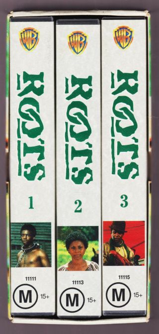 Roots - The Mini Series - Box Set Boxset - Vintage Vhs Video Tapes 1993