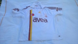Mens Vintage Galatasaray Baros 15 Football Club Home Shirt Size L Adidas