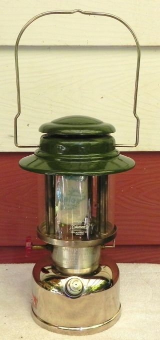 Vintage Coleman Lantern Model 639 Dated 2/71 Chrome Fount
