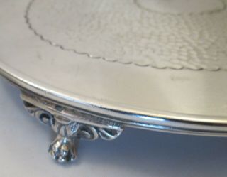 A Good Vintage Silver Plated Tea Pot Stand / Card Tray - Thomas Wilkinson 3