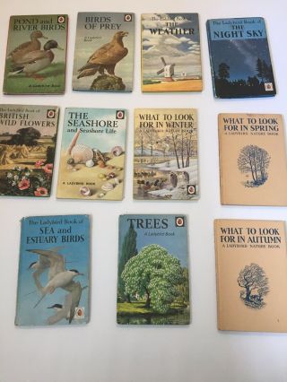 11 X Vintage Ladybird Books Series 536 What To Look For In Spring,  The Weather.