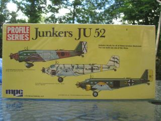 Vintage Mpc Profile Series 1/72 Junkers Ju52 2 - 2006