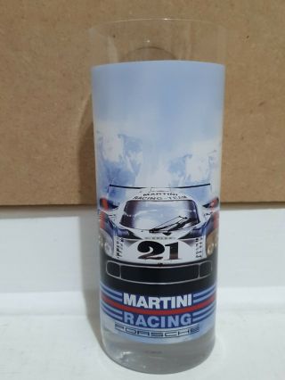 Vintage Martini Racing Porsche 917 1971 Long Tall Glass -