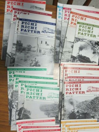 43 Pichi Richi Patter Railway Society magazines - Vol 1 - 11 (S.  A.  Railways) 3