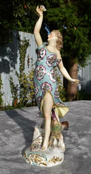 Exquisite 10 " Antique 19thc French Samson Porcelain Figure / Figurine Of Juno
