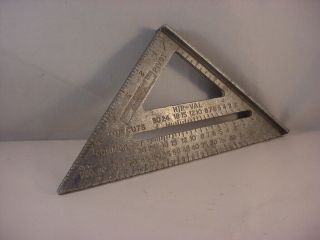 Vintage Swanson 7” Aluminum Speed Roofing Rafter Square