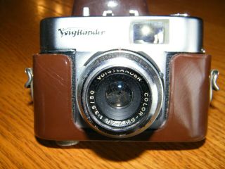 Vintage Voigtlander Vito B 35mm Camera=color - Skopar Lens