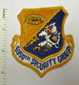 Us Air Force 6950th Electronic Security Group Patch Vintage