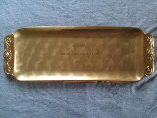 Vintage 1966 Michelob Golden Opportunity Award Metal Tray