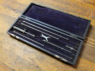 Vintage Tools Brown & Sharpe Micrometer Set 266 2 - 6 " Complete Machinist Tools ☆