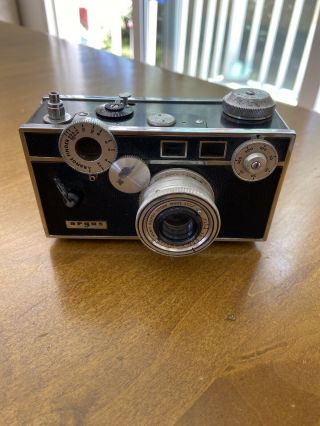 Vintage Argus C3 " The Brick " 35mm Camera Cintar 50mm F3.  5 Lens W/case