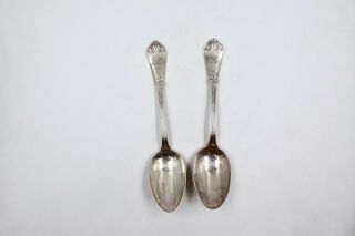 Antique Tiffany Sterling Silver Serving Spoons Tiffany Pattern 1 2