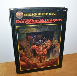 Vintage Ad&d Dungeon Master Guide 1995 2nd Edition Dungeons & Dragons Rpg