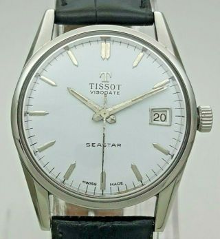 Vintage Chs.  Tissot & Fils Visodate Seastar Seven Hand Winding 782 - 1 Swiss Watch