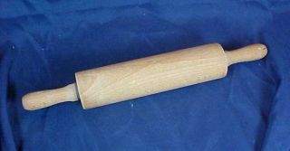 Vintage Small Wood Rolling Pin 13 1/2 " Length