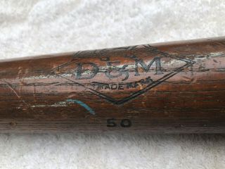 Antique Draper & Maynard D&m Lucky Dog Sporting Goods 32 " Baseball Bat No.  50