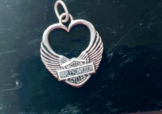 Harley Davidson 925 Heart Pendant