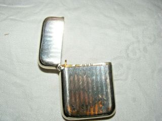 Antique 1912 G Loveridge Sterling Silver Vesta Case Matchbox Birmingham Hallmark