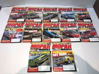 Mopar Muscle 2009 2010 Complete Years 24 Issues Charger Cuda Challanger Hemi